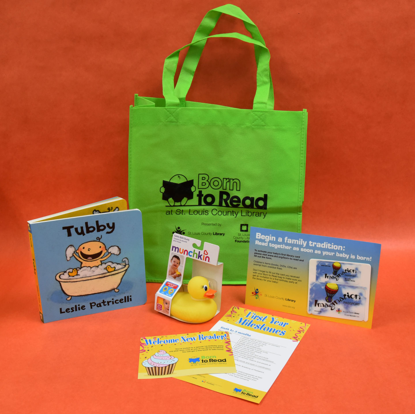 SLCL Born to Read Bag